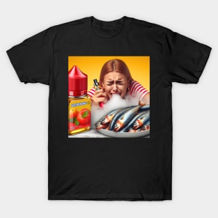 vape with sardines flavor T-Shirt